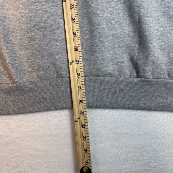 adidas Sweater Women’s 2XL Gray Essentials Comfort Elongated 1/4 Zip GD2590 - Picture 10 of 10